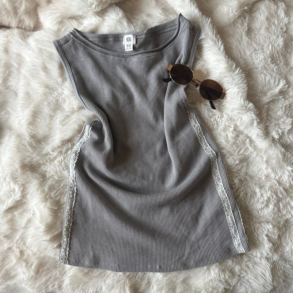 Urban-outfitters Women's Grey Tank